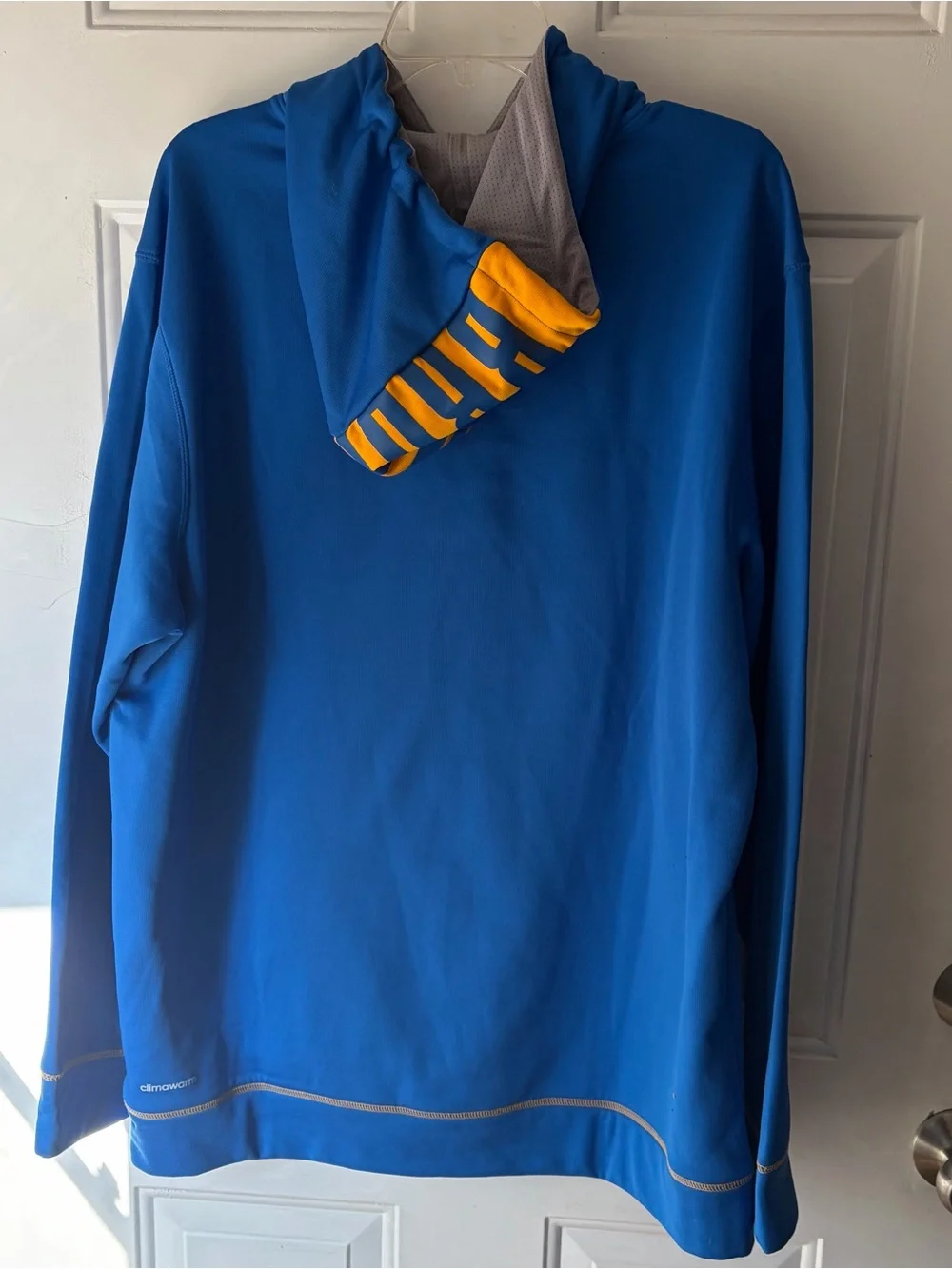 Adidas UCLA Bruins Climawarm Blue Pullover Hoodie Men's XL